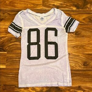 Victoria’s Secret PINK lavender v neck t shirt